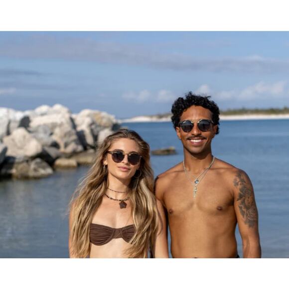 QWAVE Collection LB Polarized Sunglasses, Tort - Picture 3 of 4